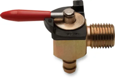 MOTION PRO - FUEL VALVE 1/4NPT X1/4-90 - 07050128