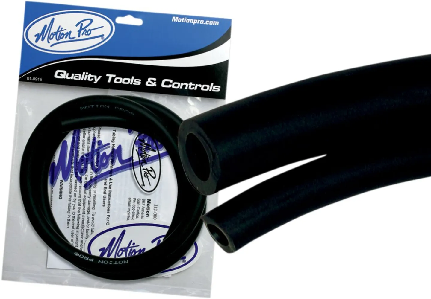 MOTION PRO - FUEL LINE BLK 1/4 3'L - 07060045