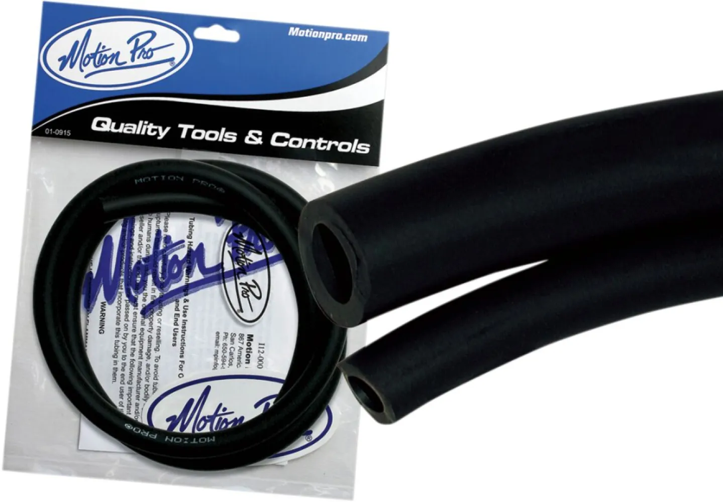 MOTION PRO - FUEL LINE BLK 5/16 3'L - 07060046