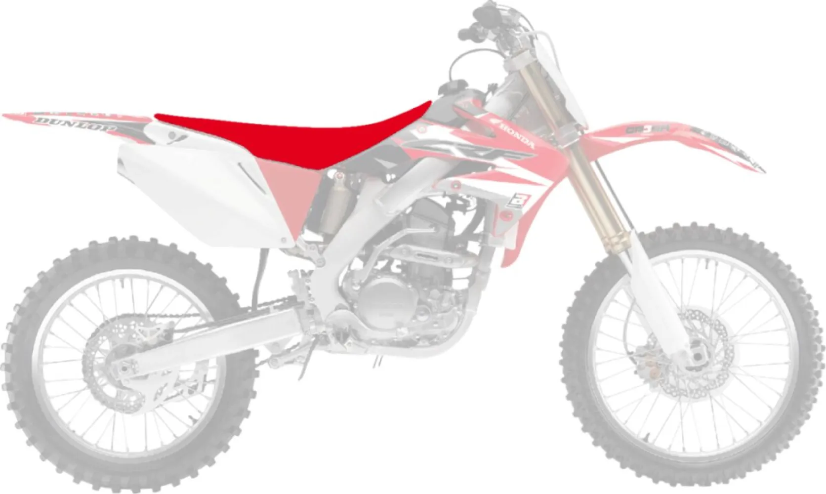BLACKBIRD RACING - SEATCOVER PYR CRF RD - 08212391