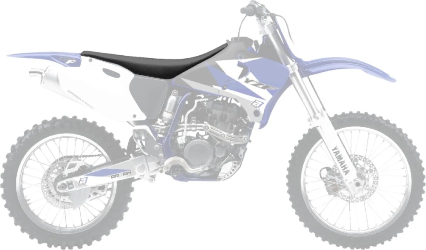 BLACKBIRD RACING - SEATCOVER PYR YZ/YZF BK - 08212400