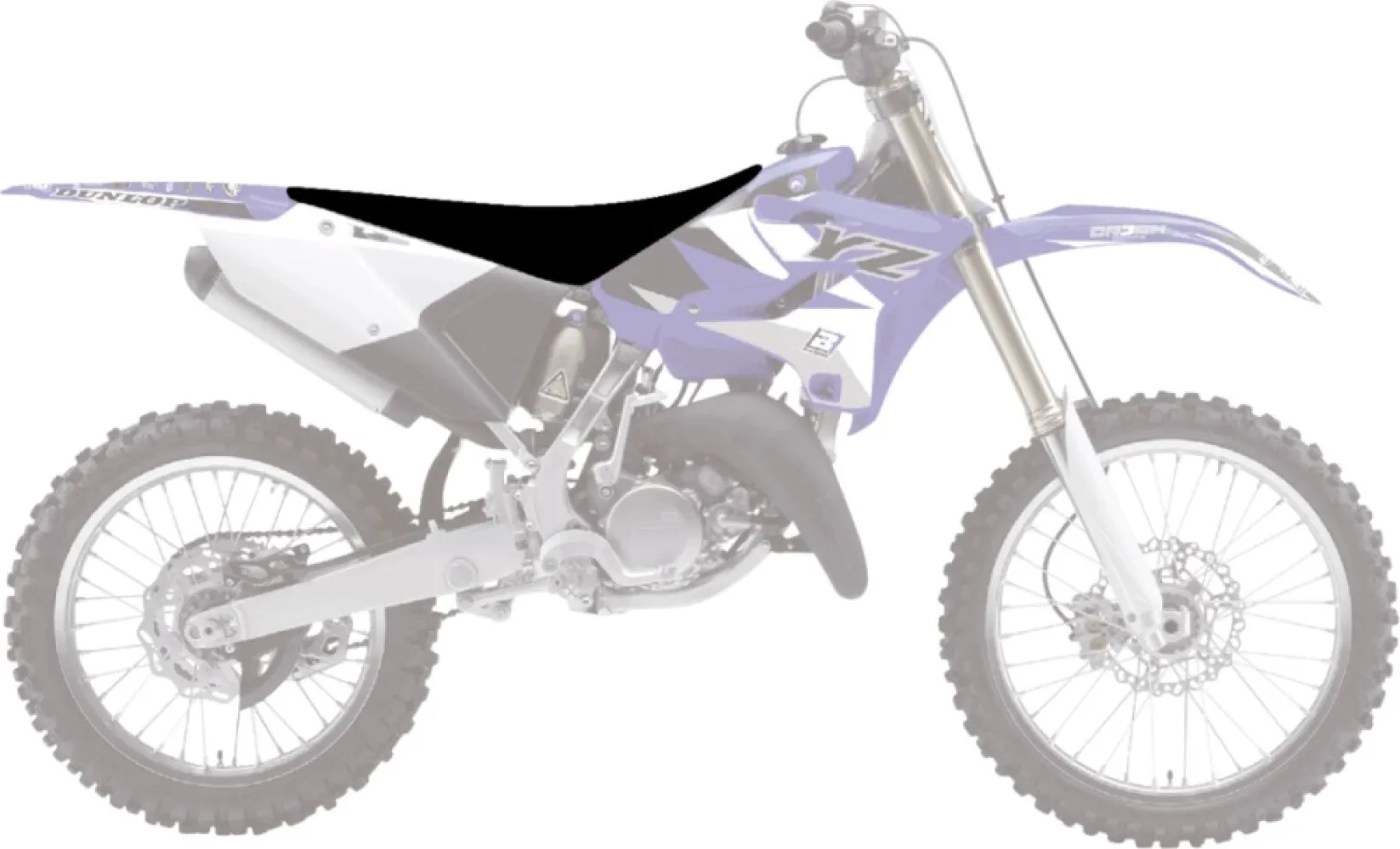 BLACKBIRD RACING - SEATCOVER PYR YZ BK - 08212406