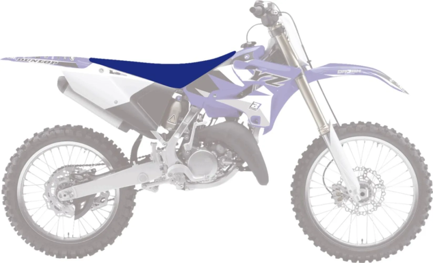 BLACKBIRD RACING - SEATCOVER PYR YZ BL - 08212407