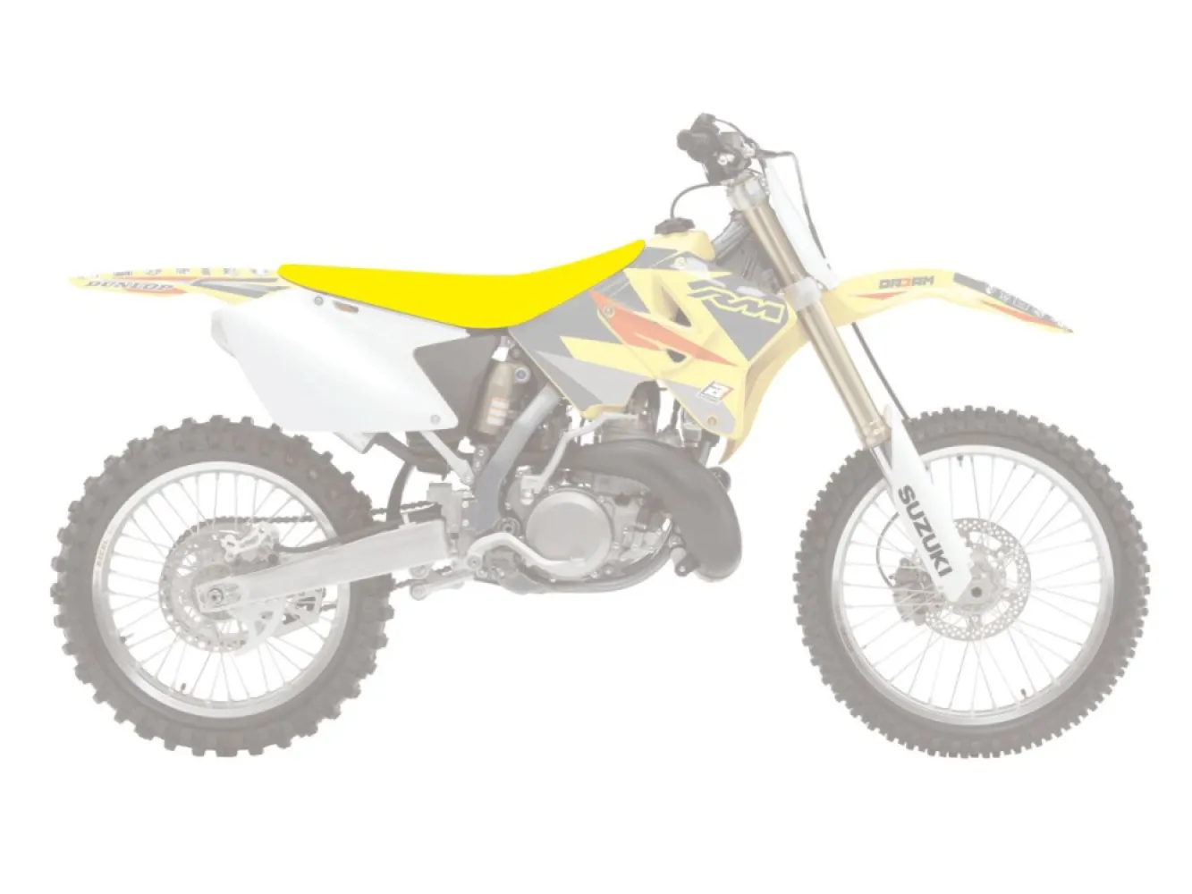 BLACKBIRD RACING - SEATCOVER PYR RM YL - 08212425