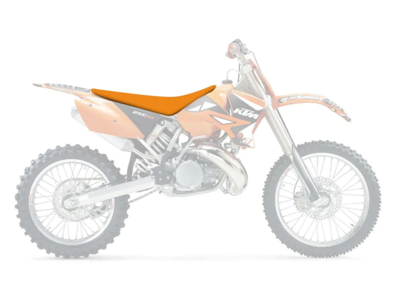 BLACKBIRD RACING - SEATCOVER PYR SX/SXF OR - 08212457