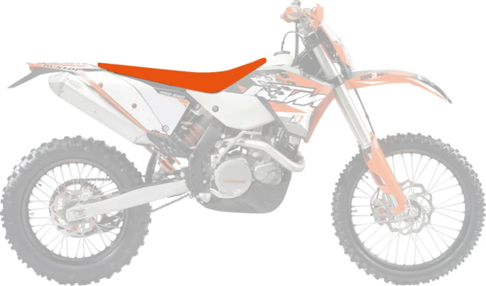 BLACKBIRD RACING - SEATCOVER PYR SX/SXF OR - 08212463
