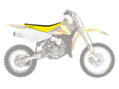 BLACKBIRD RACING - SEATCOVER DG3 RM BK/YL - 08212509