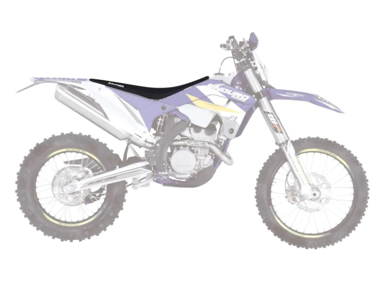 BLACKBIRD RACING - SEATCOVER DG3 SE BK/BL - 08212648
