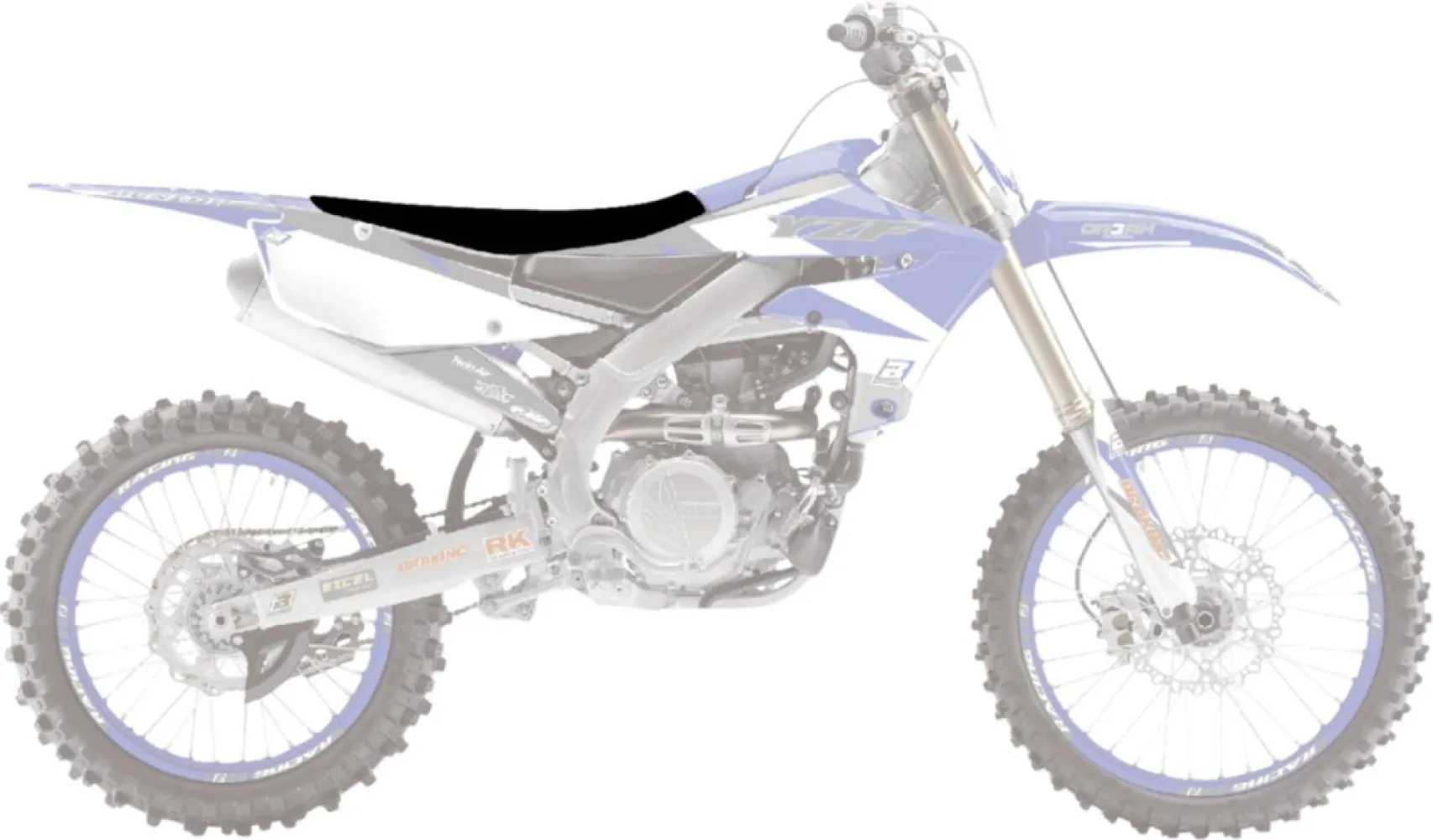 BLACKBIRD RACING - PYR SEATCOVER YZF450 BK - 08212881