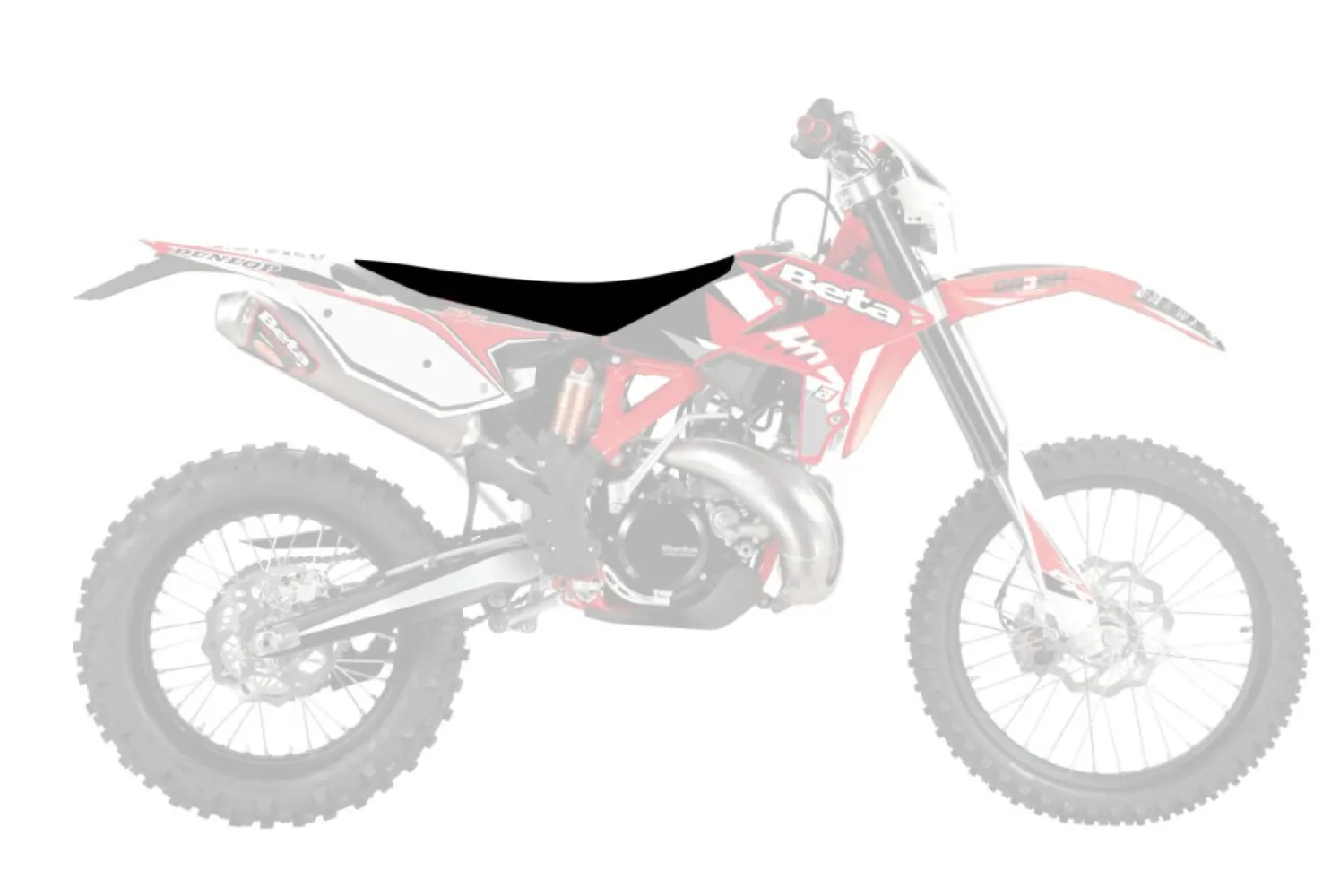 BLACKBIRD RACING - SEATCOVER ZBR RR BK/RD - 08213602