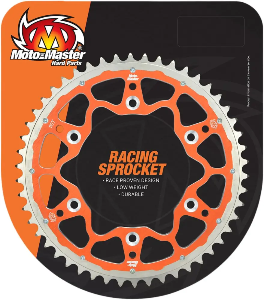 MOTO-MASTER - REAR SPROCKET 520 50T OR  - 12112250