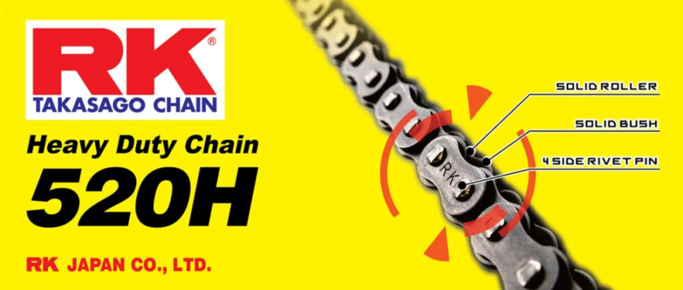 RK - CHAIN RK520H 114C - 12210138
