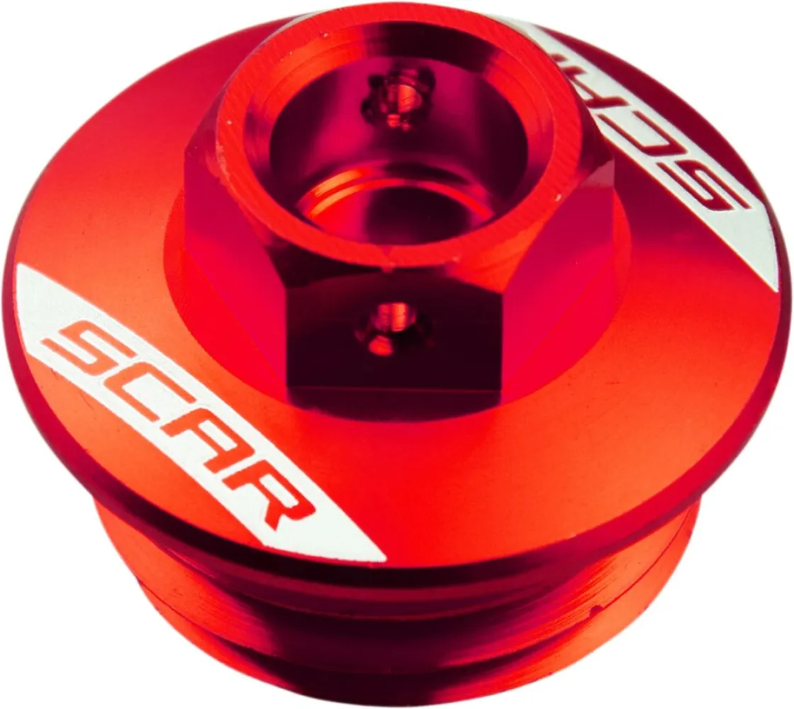 SCAR - OIL FILLER CAP RED - 09500440