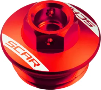 SCAR - OIL FILLER CAP RED - 09500440