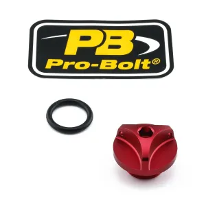 PRO BOLT - CAP OIL FILLER ALUM BMW RED - 09500953