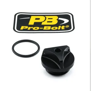 PRO BOLT - CAP OIL FILLER ALUM BMW BLACK - 09500956