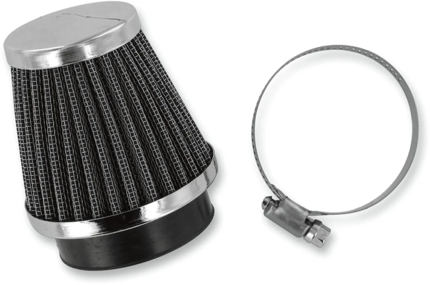 EMGO - AIR FILTER CHROME END 52MM - 10110459