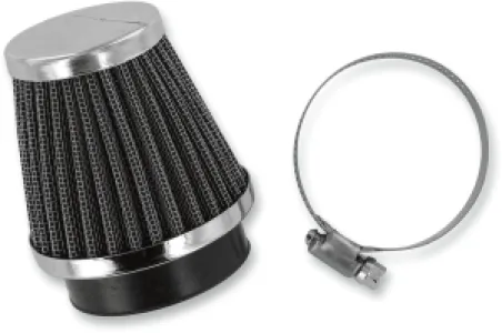 EMGO - AIR FILTER CHROME END 52MM - 10110459