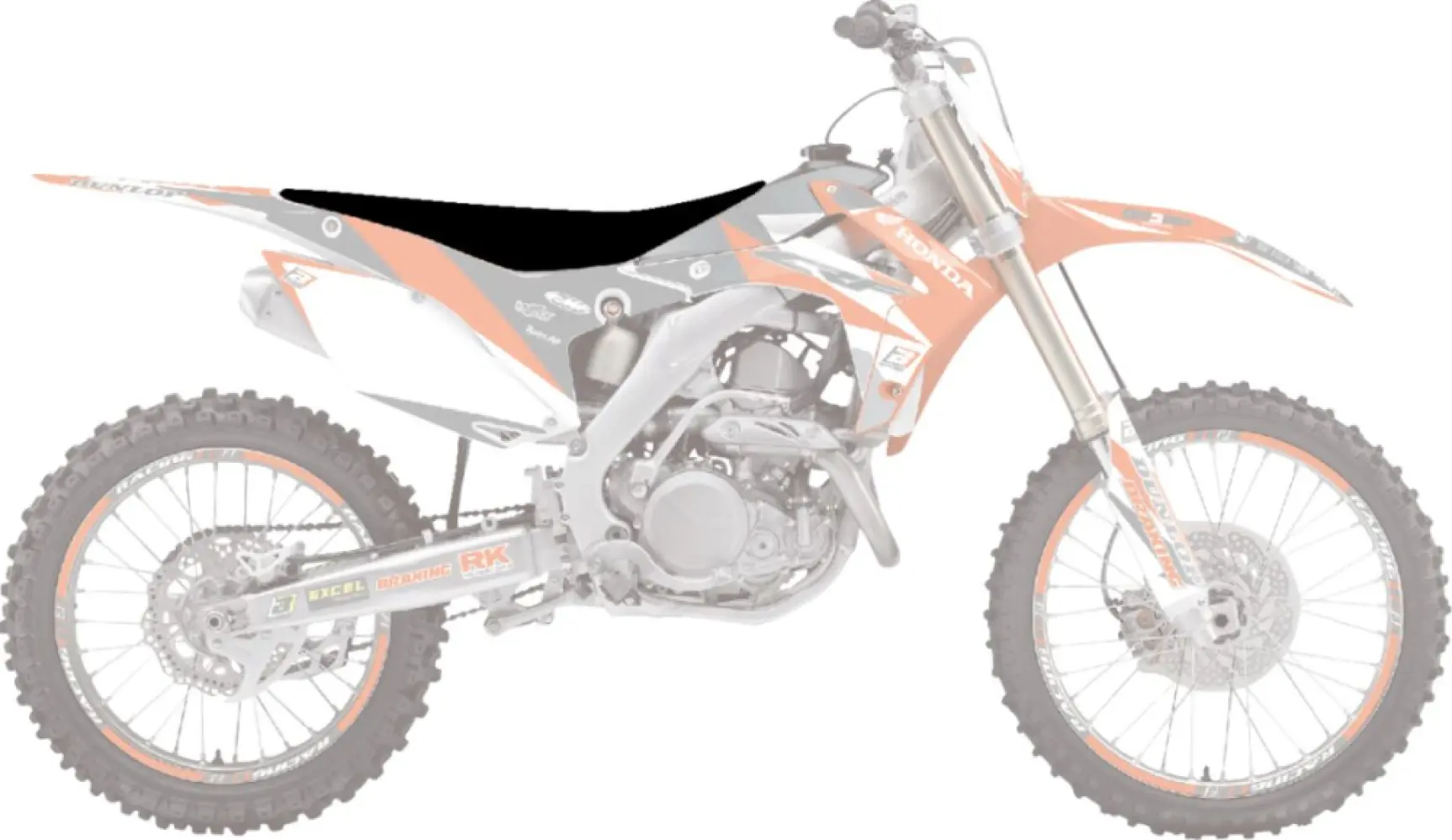 BLACKBIRD RACING - SEATCOVER PYR CRF BK - 08212396