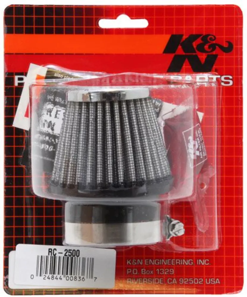 K & N - AIR FIL CLAMP-ON 49MM - 10114231