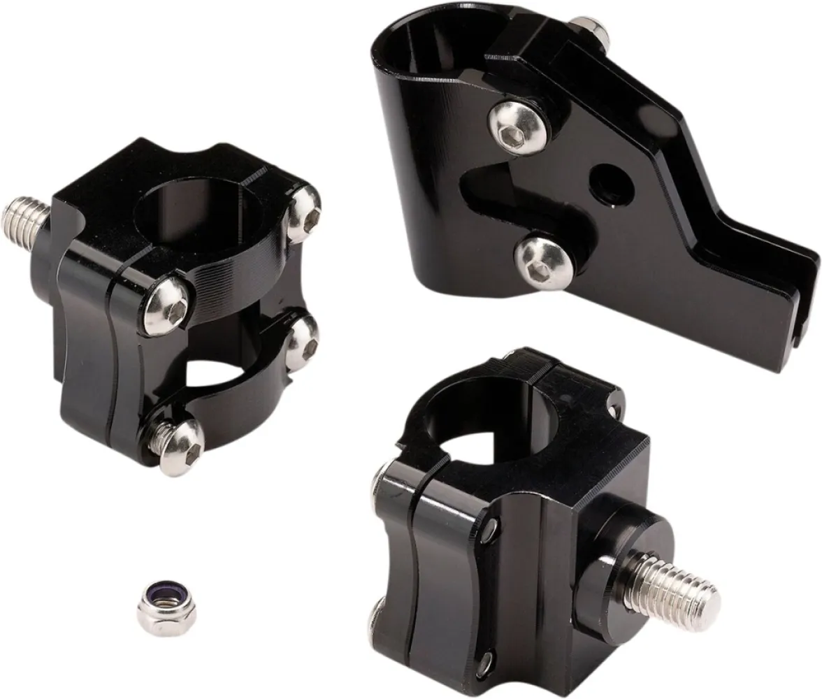 MOOSE OFFROAD HARD-PARTS - HANDLEBAR STL PW BK - 06015561