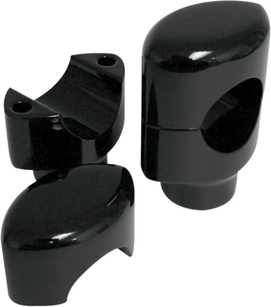 DRAG SPECIALTIES - RISERS BIG BUF 1.5 BLK - 06020466