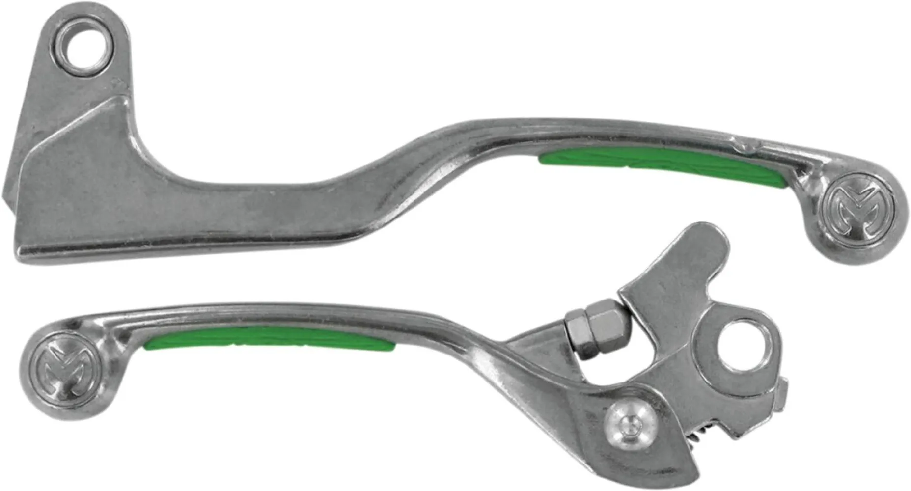 MOOSE OFFROAD HARD-PARTS - LEVERS COMP SET GRN-KX/F - 06100029