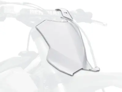 POLISPORT - PLATE#FRT KX85 14-18 WH - 05201750