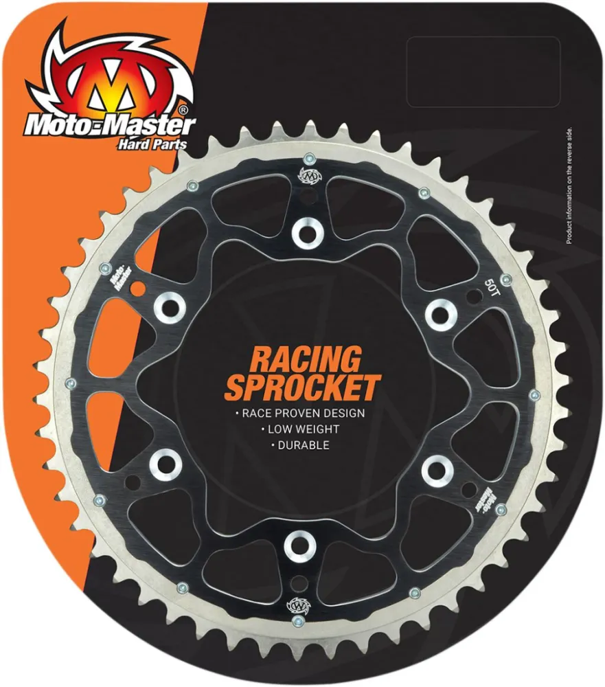MOTO-MASTER - REAR SPROCKET 520 50T BK  - 12112240