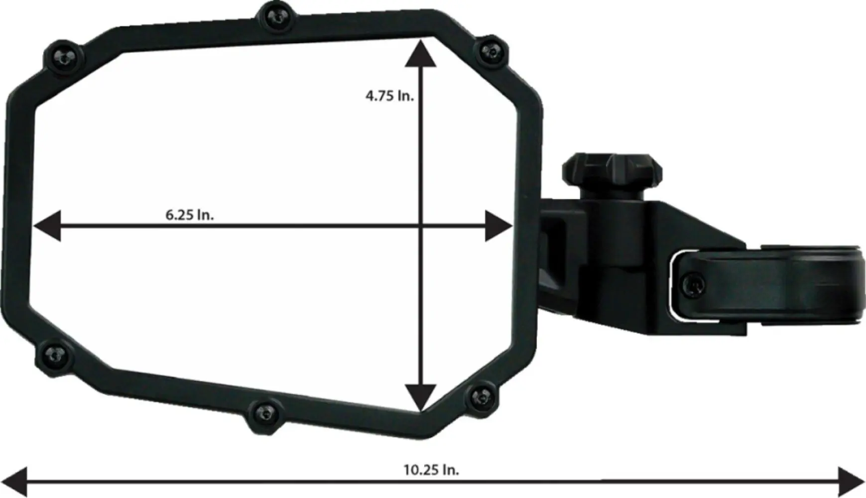 MOOSE OFFROAD FOUR WHEEL - MIRROR SIDE BREAKAWAY MSE - 06401686