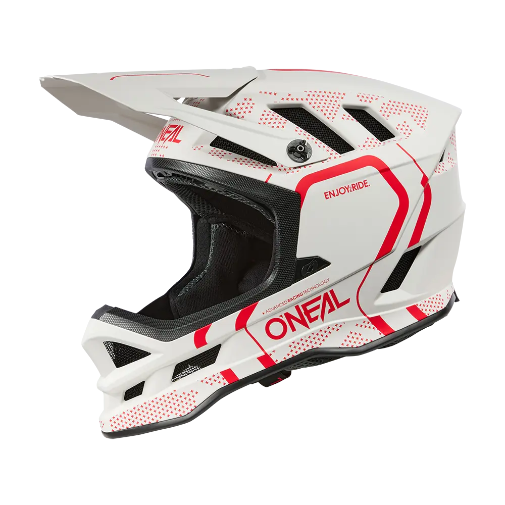 ONEAL - BLADE Polyacrylite Helmet STRIKE white/red S (55/56 cm) - 0453-062