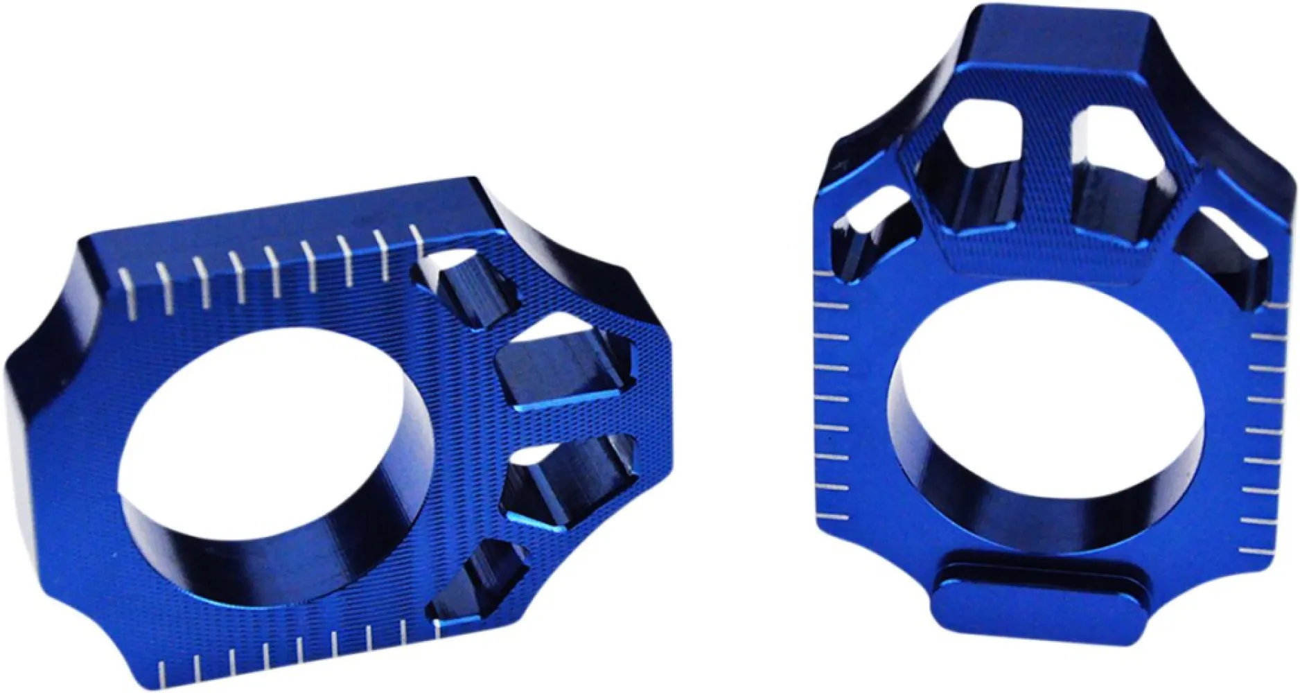 SCAR - AXLE BLOCK YAMAHA BLUE - 12310511