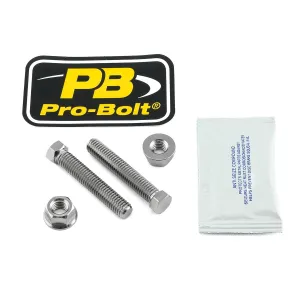PRO BOLT - BOLT SET AXLE ADJ M8X1.25 TIT - 12311516