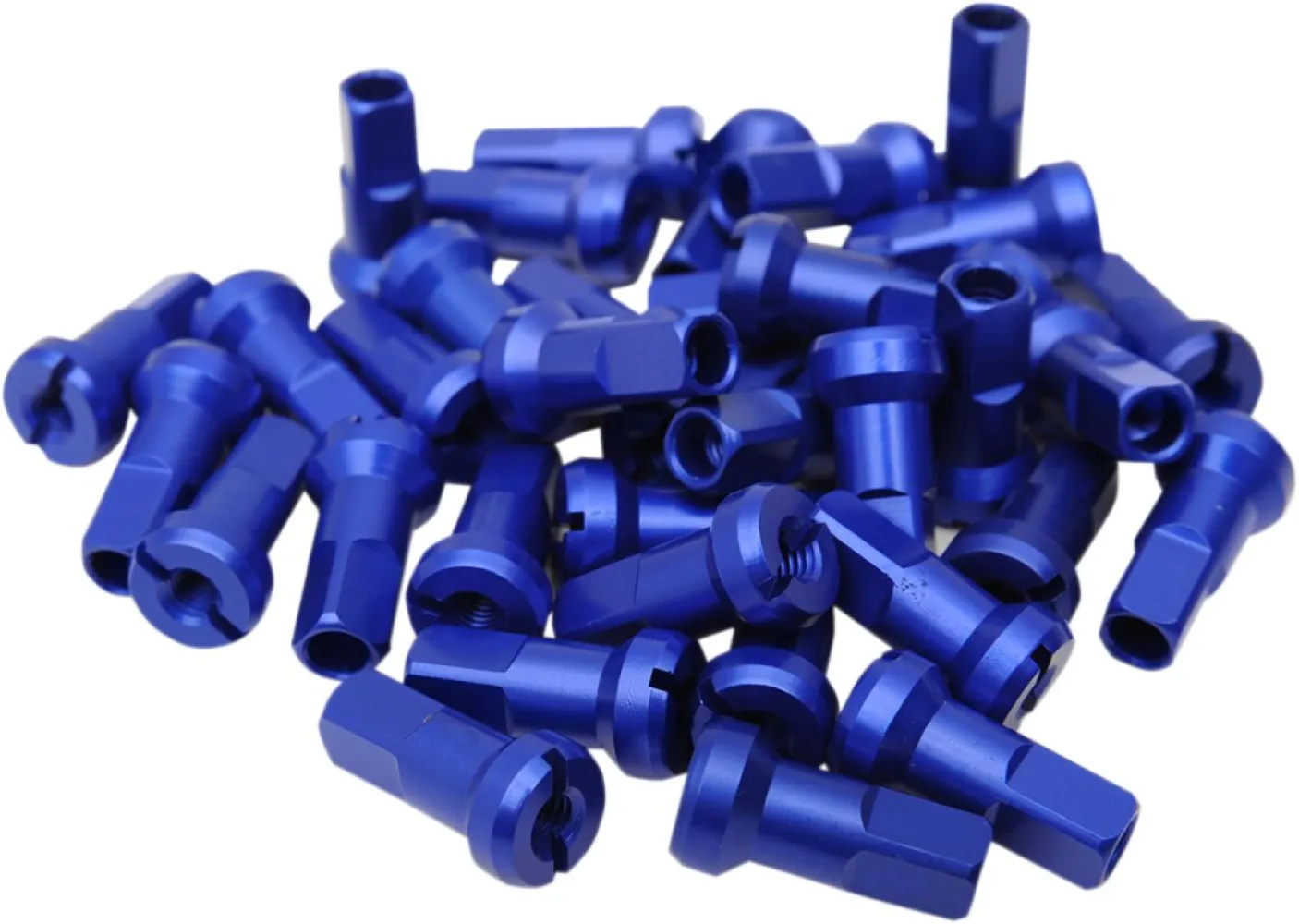 MOOSE OFFROAD HARD-PARTS - NIPPLE SET MX1 8 GA BLU - 02110189