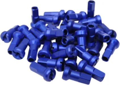 MOOSE OFFROAD HARD-PARTS - NIPPLE SET MX1 8 GA BLU - 02110189