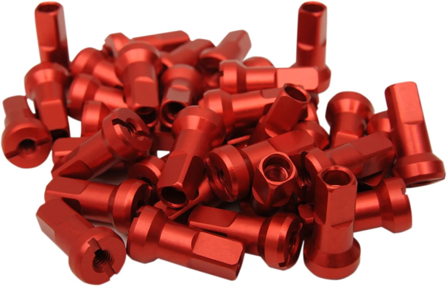 MOOSE OFFROAD HARD-PARTS - NIPPLE SET MX1 8 GA RED - 02110190