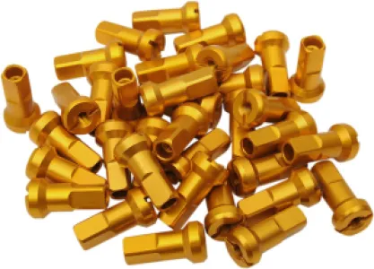 MOOSE OFFROAD HARD-PARTS - NIPPLE SET MX1 8 GA GOLD - 02110195