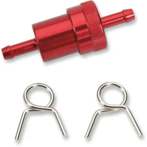 EMGO - FUEL FILTER RED 1/4 - 1434470