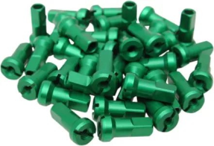 MOOSE OFFROAD HARD-PARTS - NIPPLE SET MX1 9 GA GRN - 02110202