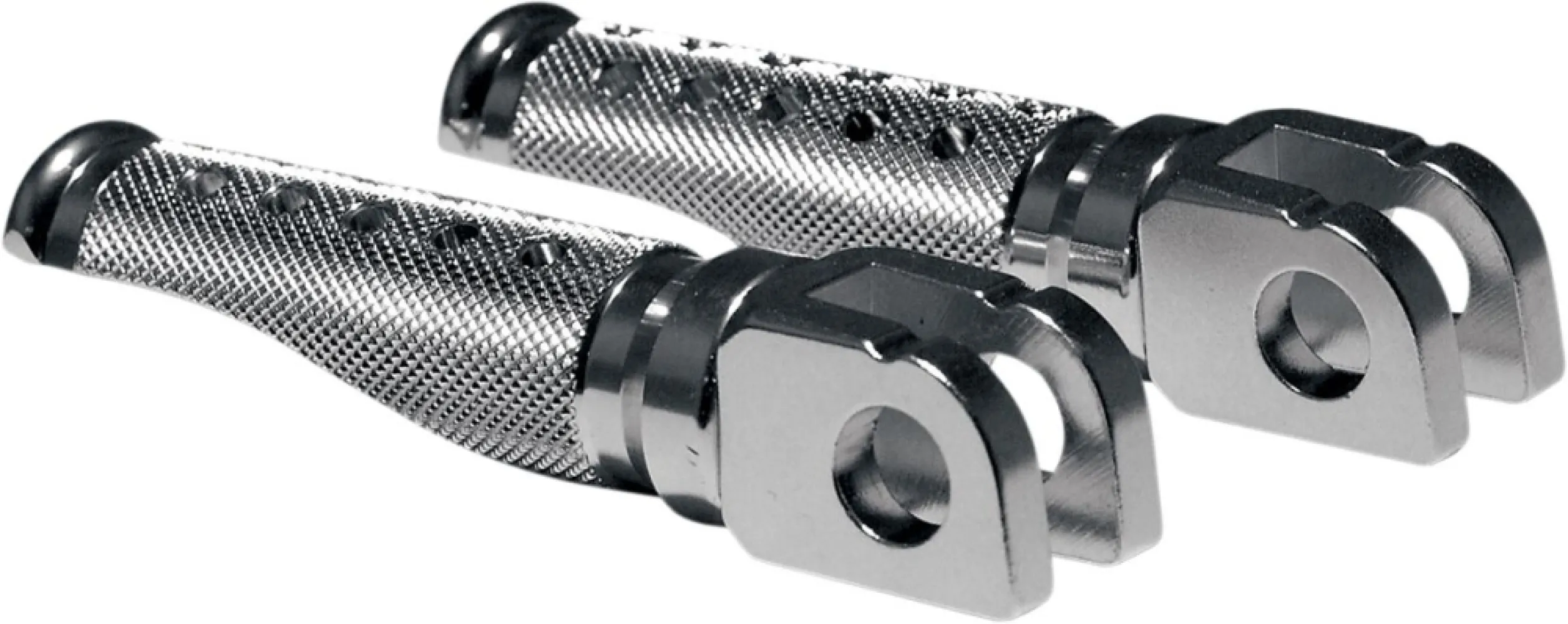EMGO - FOOTPEGS SLASH-CUT SILVER - 16200204