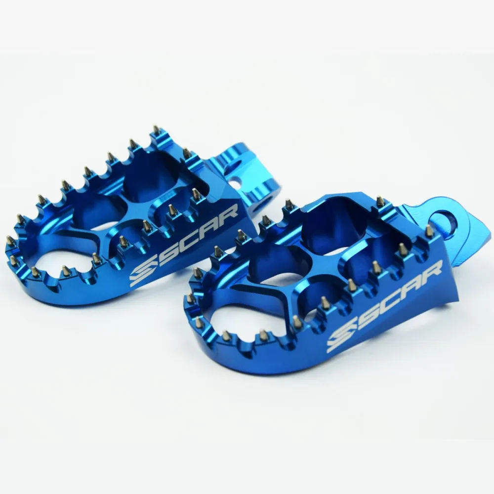 SCAR - FOOTPEGS EVO SCAR BLUE - 16201199