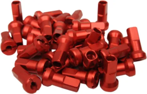 MOOSE OFFROAD HARD-PARTS - NIPPLE SET MX1 9 GA RED - 02110199