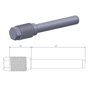 MOTO-MASTER - BRAKE PAD PIN - 17020368