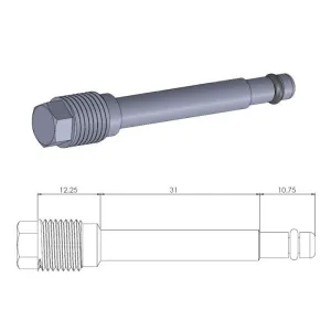 MOTO-MASTER - BRAKE PAD PIN - 17020371