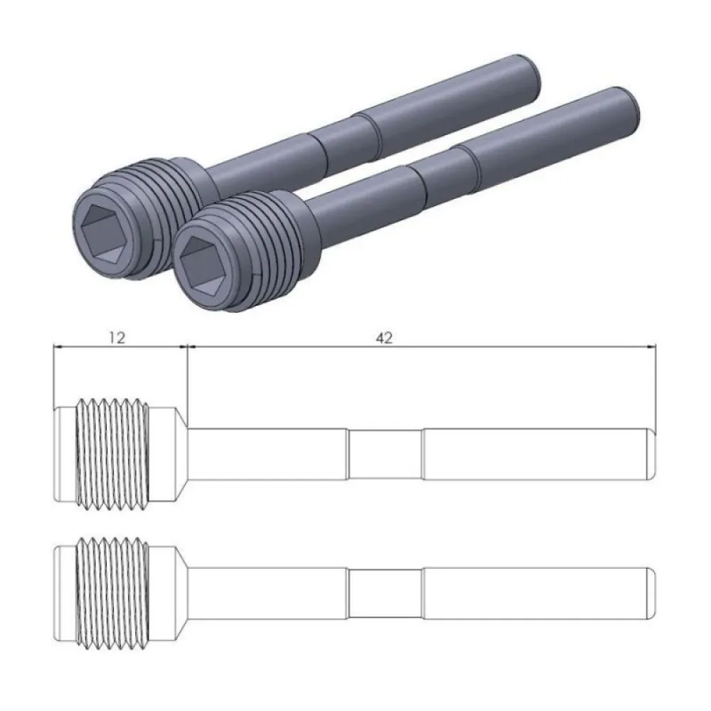 MOTO-MASTER - BRAKE PAD PIN - 17020375