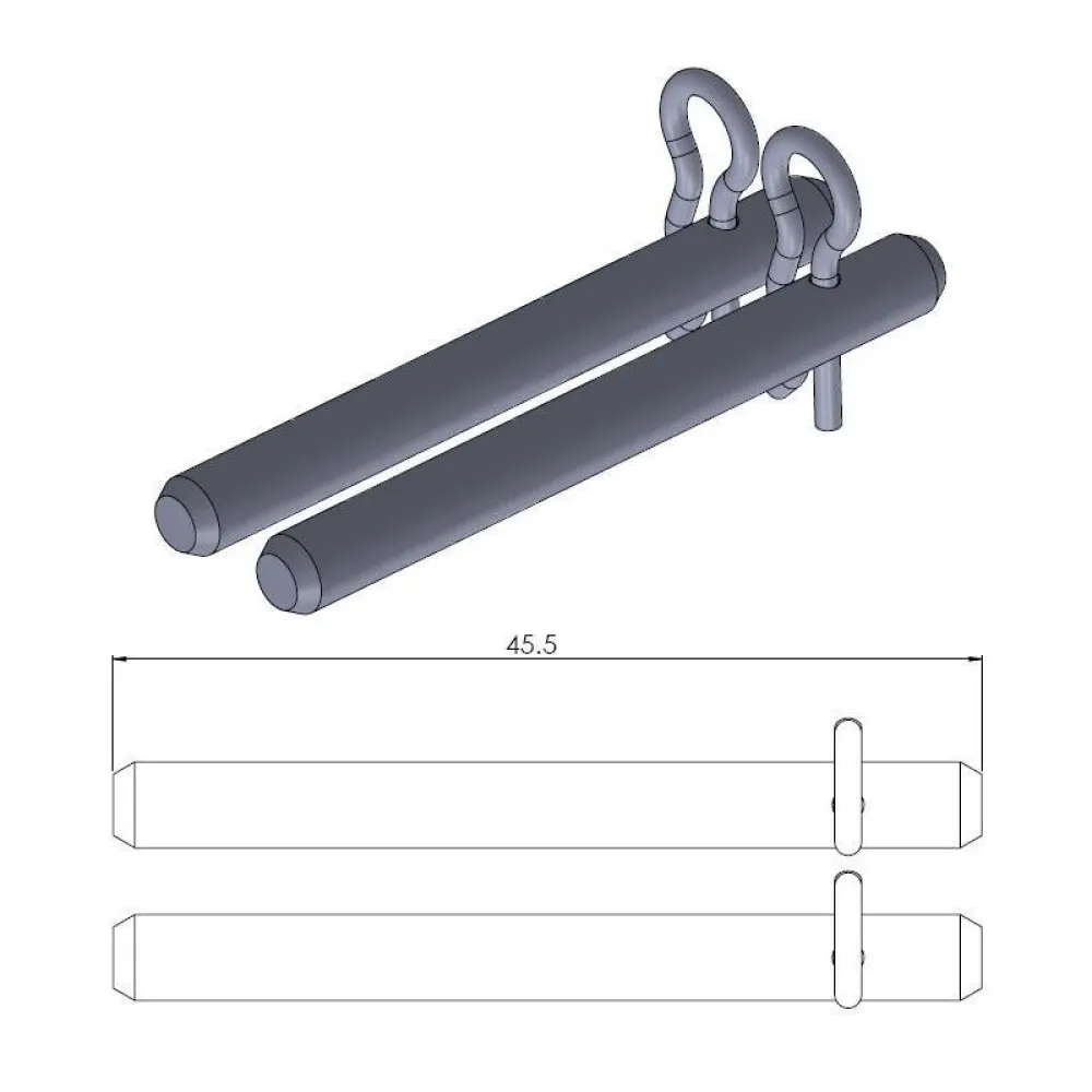 MOTO-MASTER - BRAKE PAD PIN - 17020376