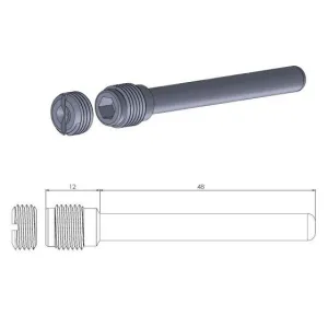 MOTO-MASTER - BRAKE PAD PIN - 17020377