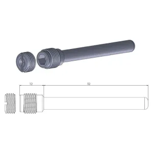 MOTO-MASTER - BRAKE PAD PIN - 17020381