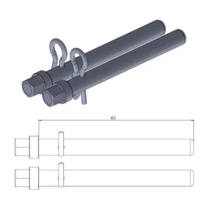 MOTO-MASTER - BRAKE PAD PIN - 17020383