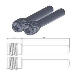 MOTO-MASTER - BRAKE PAD PIN - 17020389